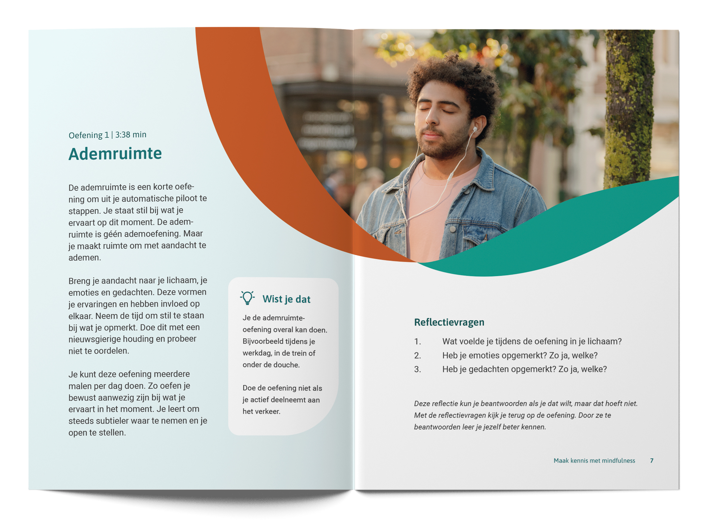 Foto van een oefening in het oefenboekje