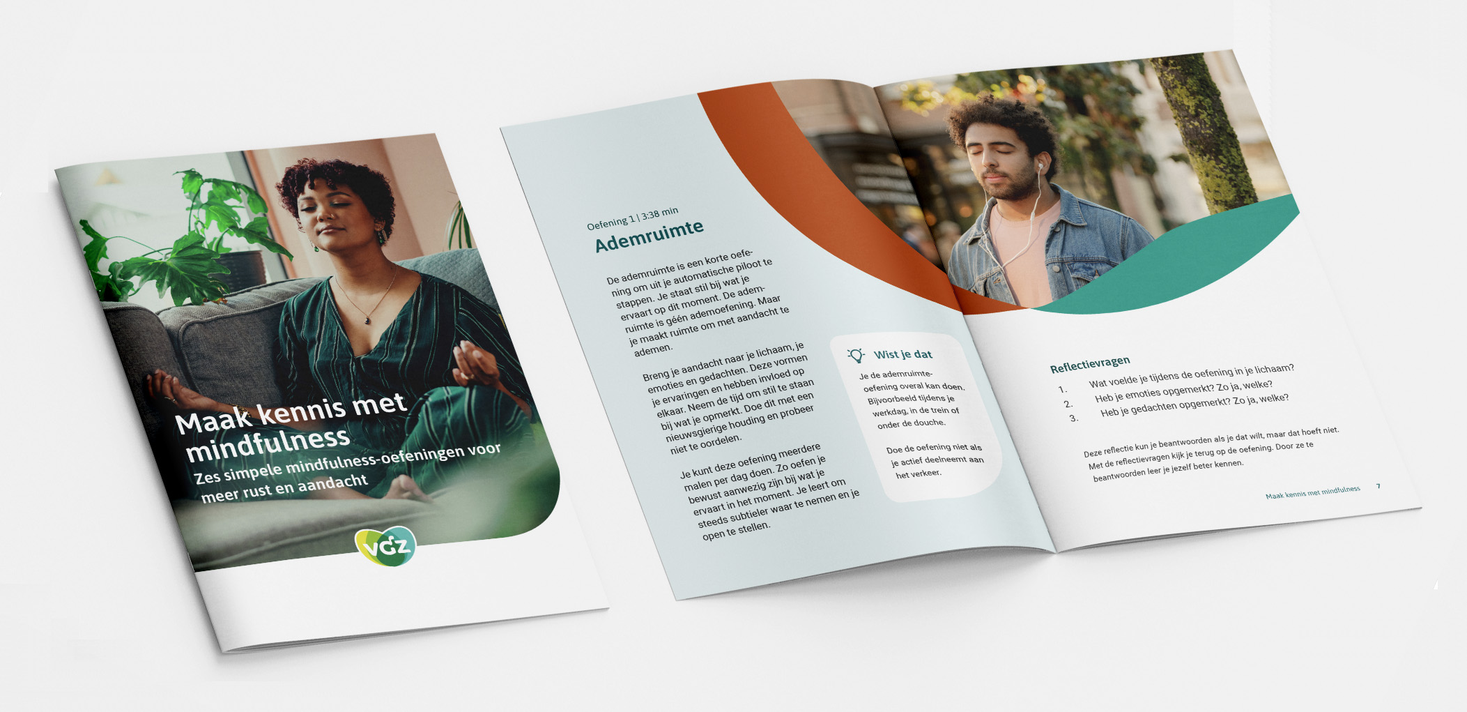 Foto's van het oefenboekje